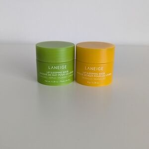 Laneige Lip Sleeping Mask Set - Caramel Apple & Mango